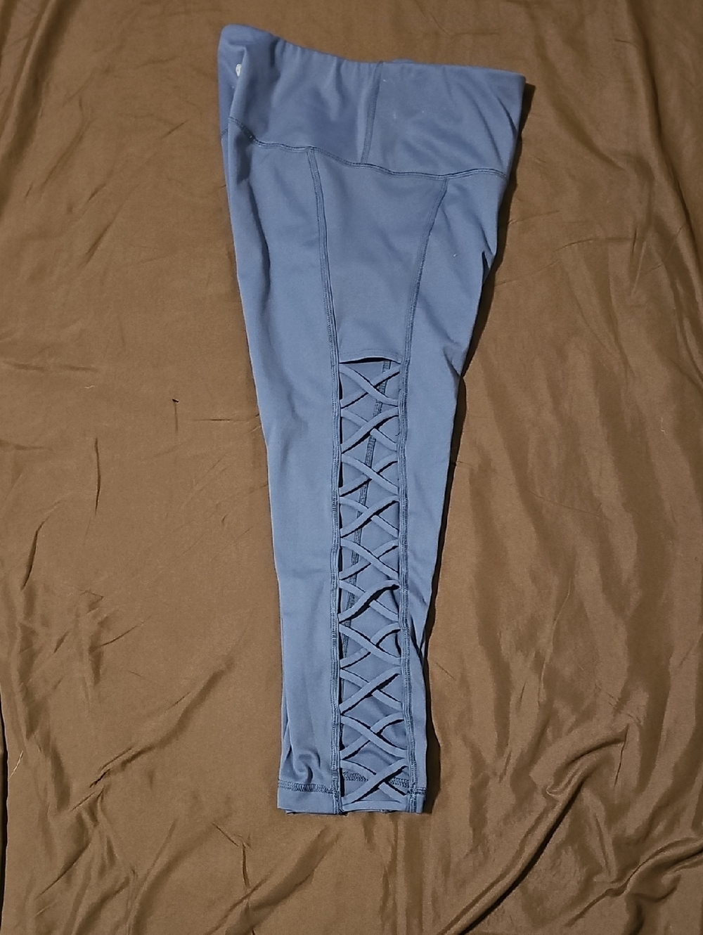 Yogalicious Grey High-Waist Workout Leggings